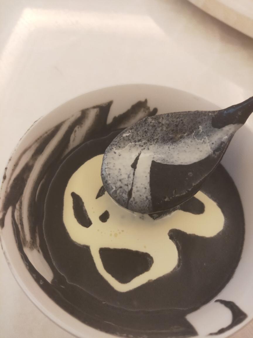奶油芝麻糊的做法