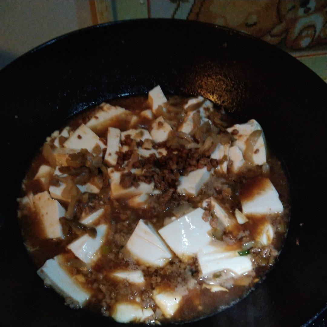 肉末蒸豆腐