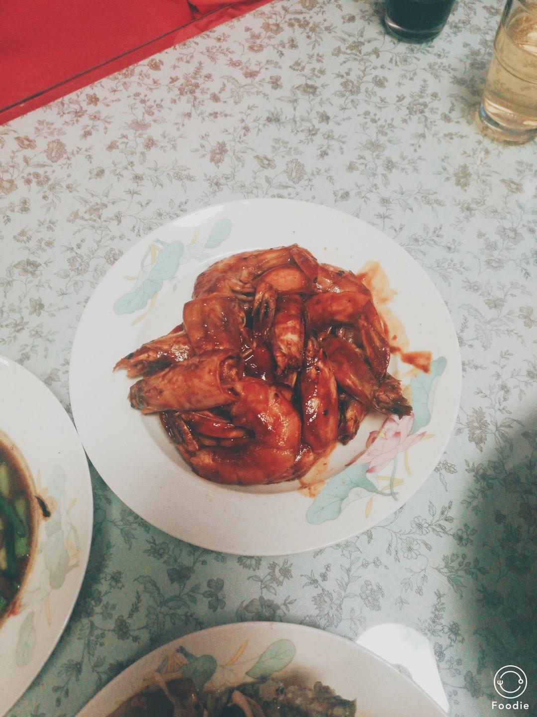 简单的番茄大虾