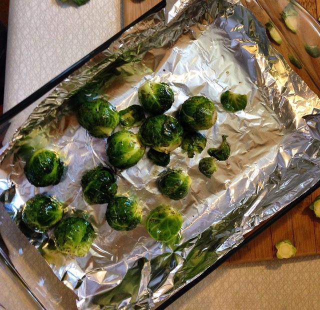 烤抱子甘藍 Roasted Brussels Sprouts的做法