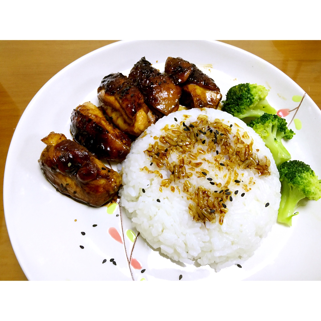 照烧鸡腿饭
