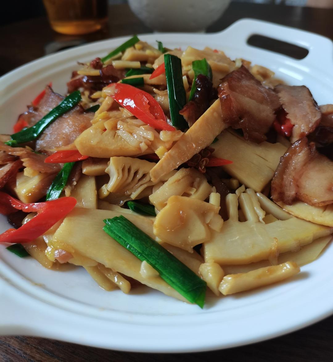 冬笋炒腊肉
