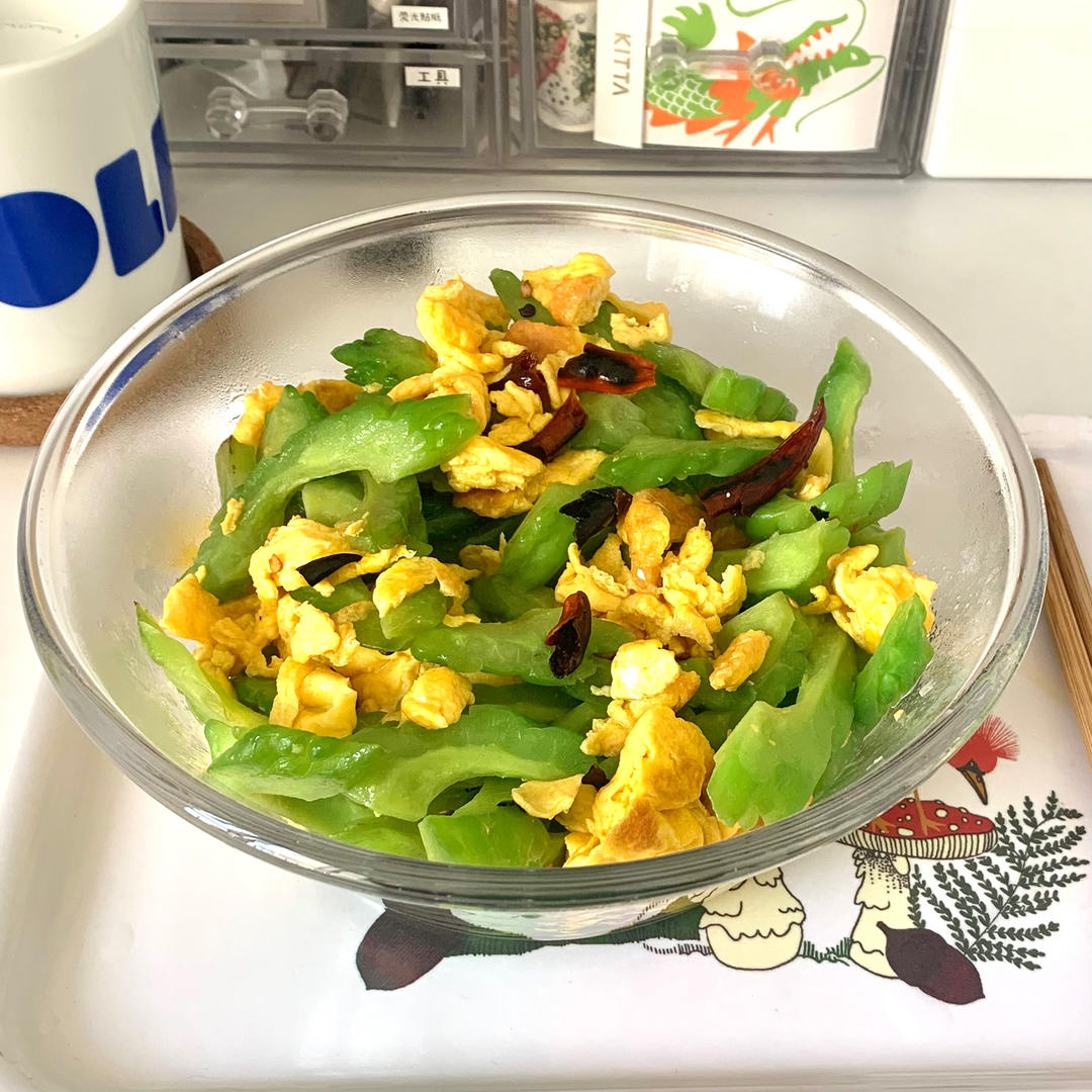 不苦的苦瓜炒蛋