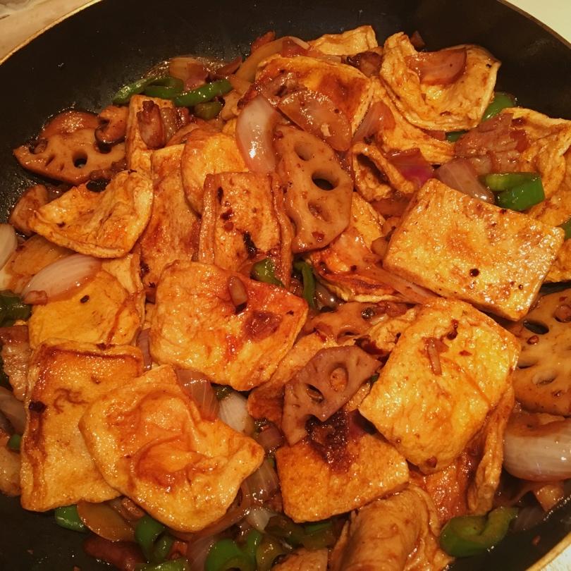 干锅千叶豆腐