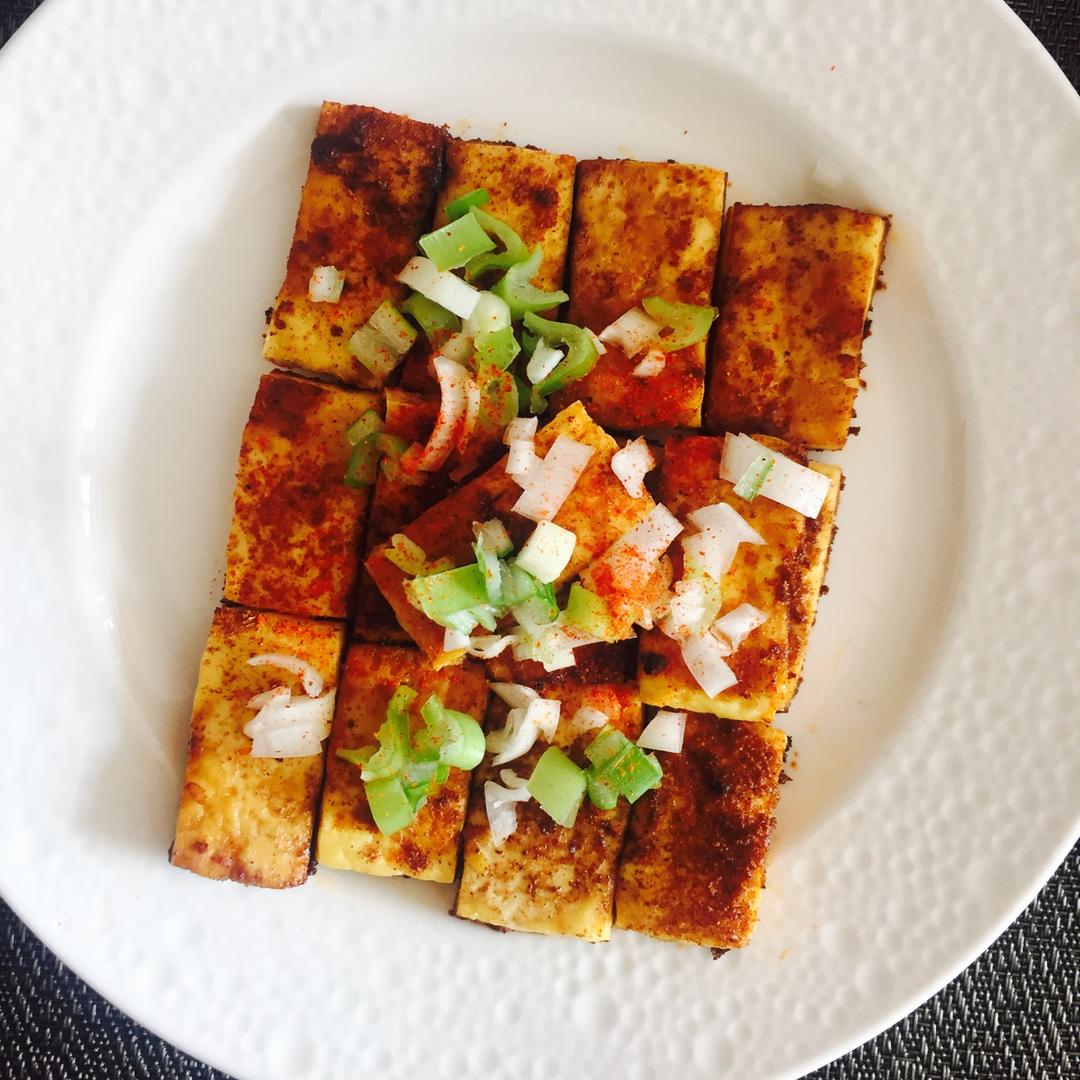 秒杀烧烤摊的烤豆腐（烤箱版）