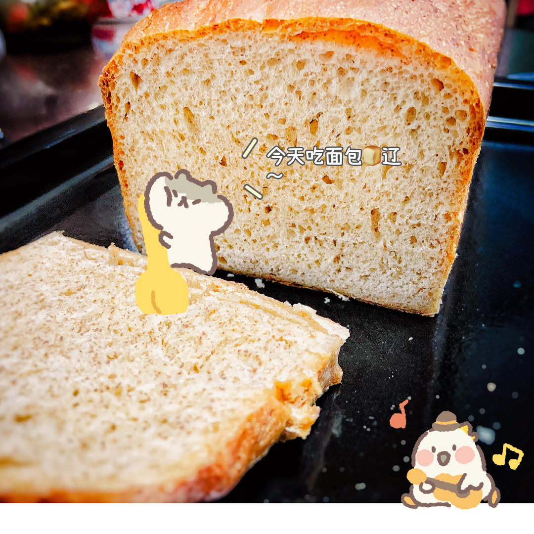 全家都爱吃的健康全麦吐司，新手也能做