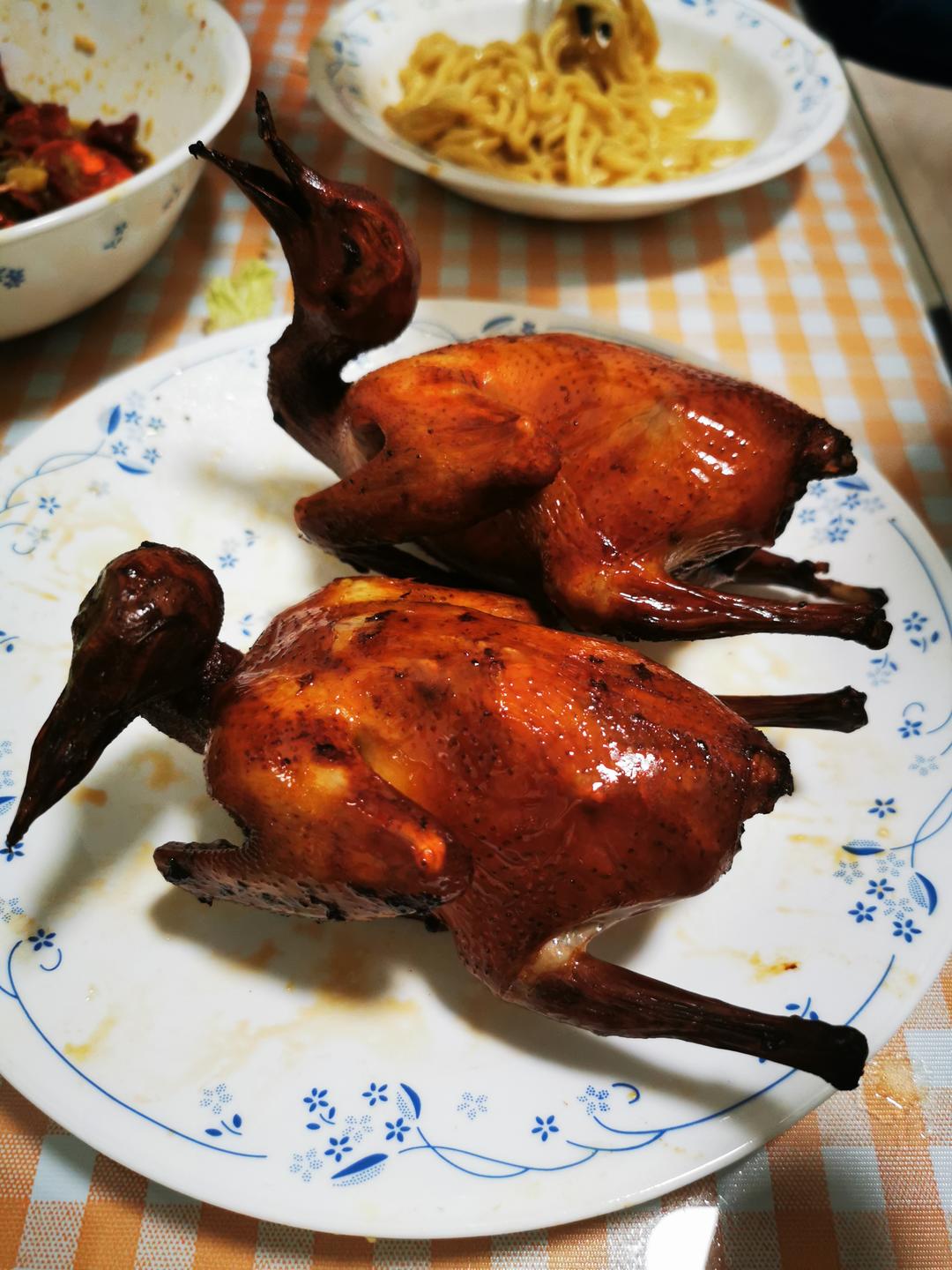 脆皮乳鸽（空气炸锅）