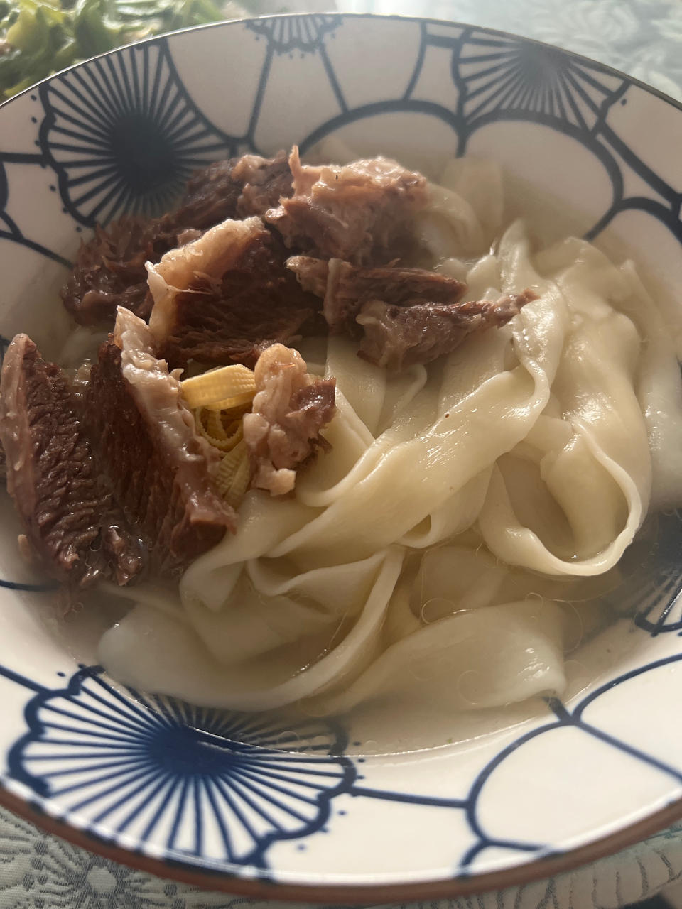 鲜掉眉毛的清炖牛肉汤（面）