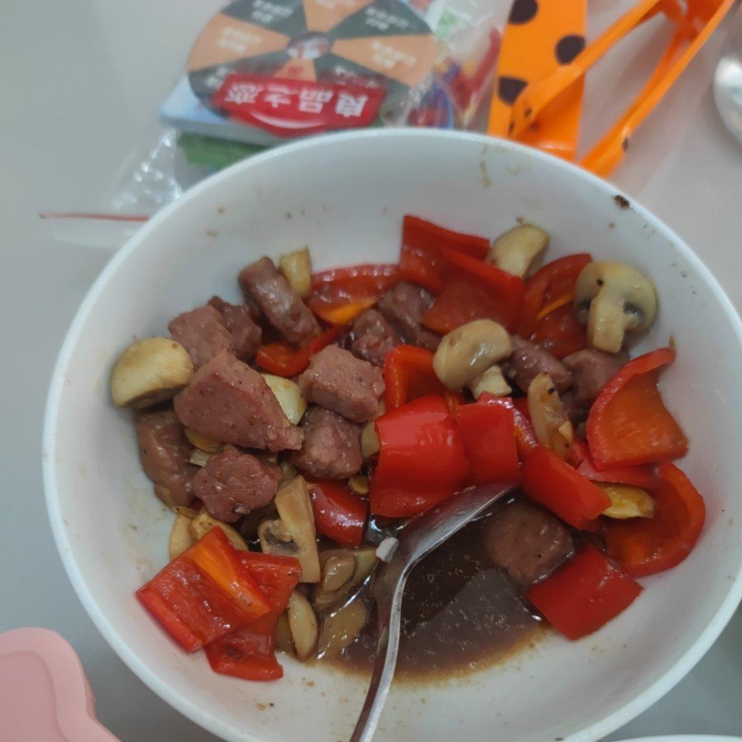 儿童牛肉粒杏鲍菇🐂