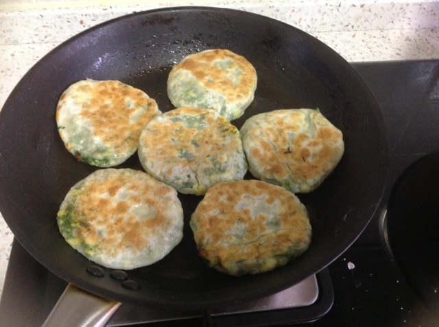 薄皮韭菜饼