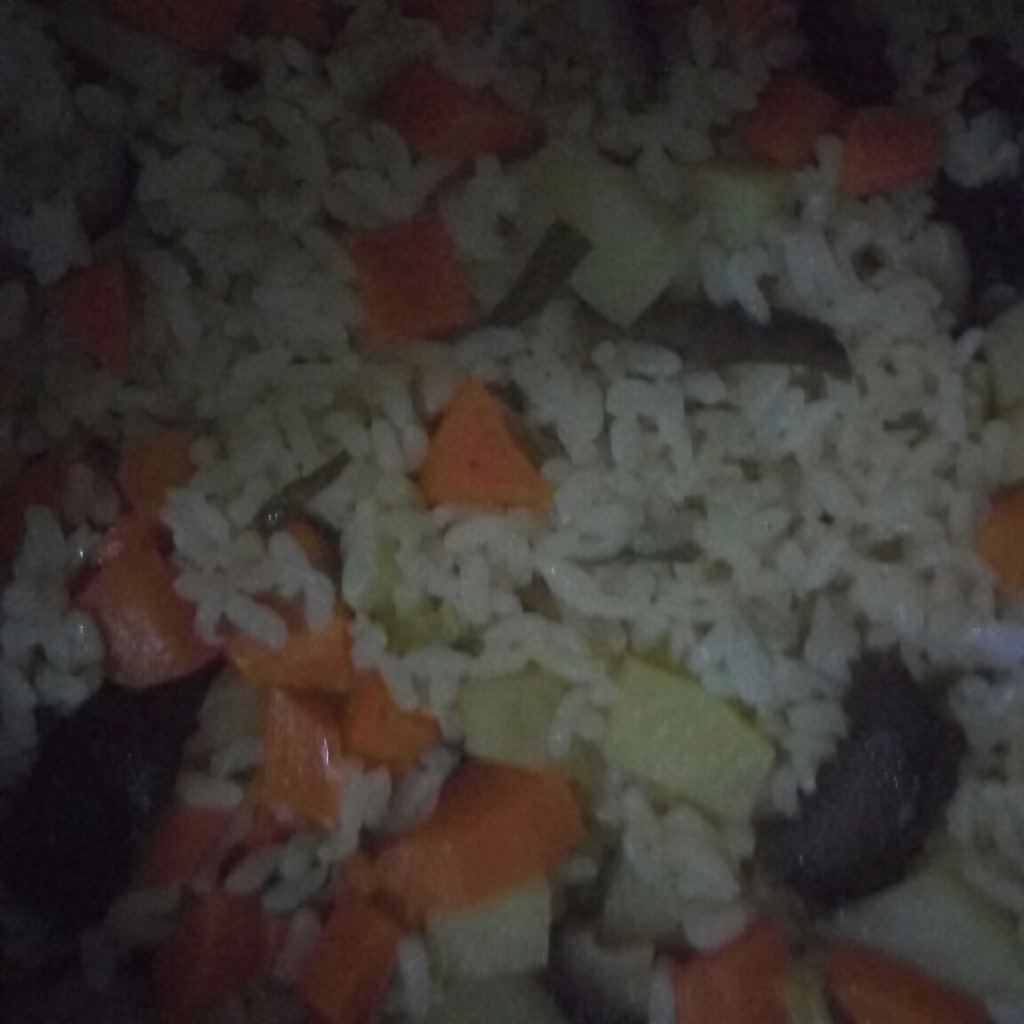 电饭锅版香菇土豆饭