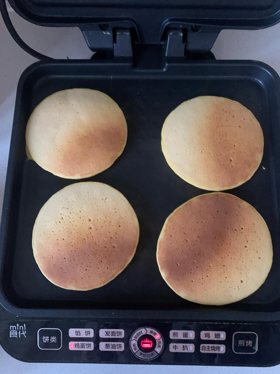 玉米面松饼，早起5分钟搞定，又软又健康