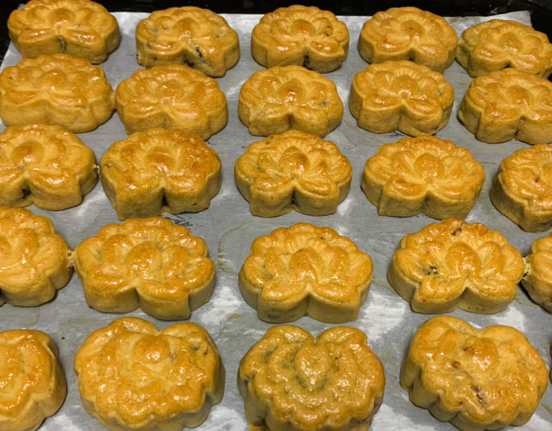 【终极版广式月饼配方】表皮油亮的秘诀！
