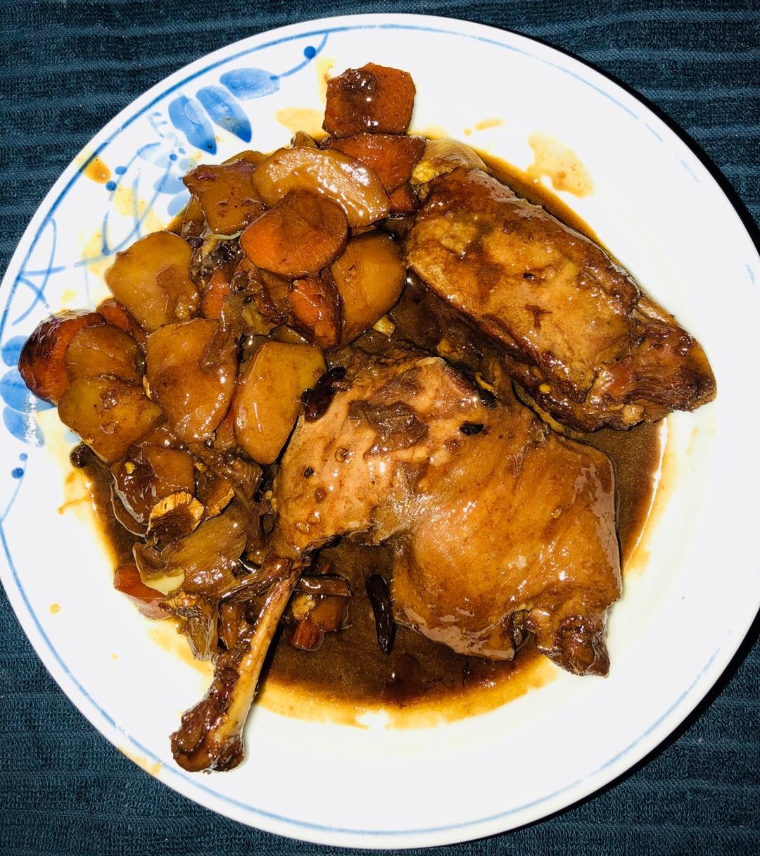 葱香麻油鸭腿