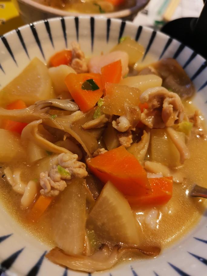 日式·豚汁🎏(白萝卜·猪肉片味噌汤)