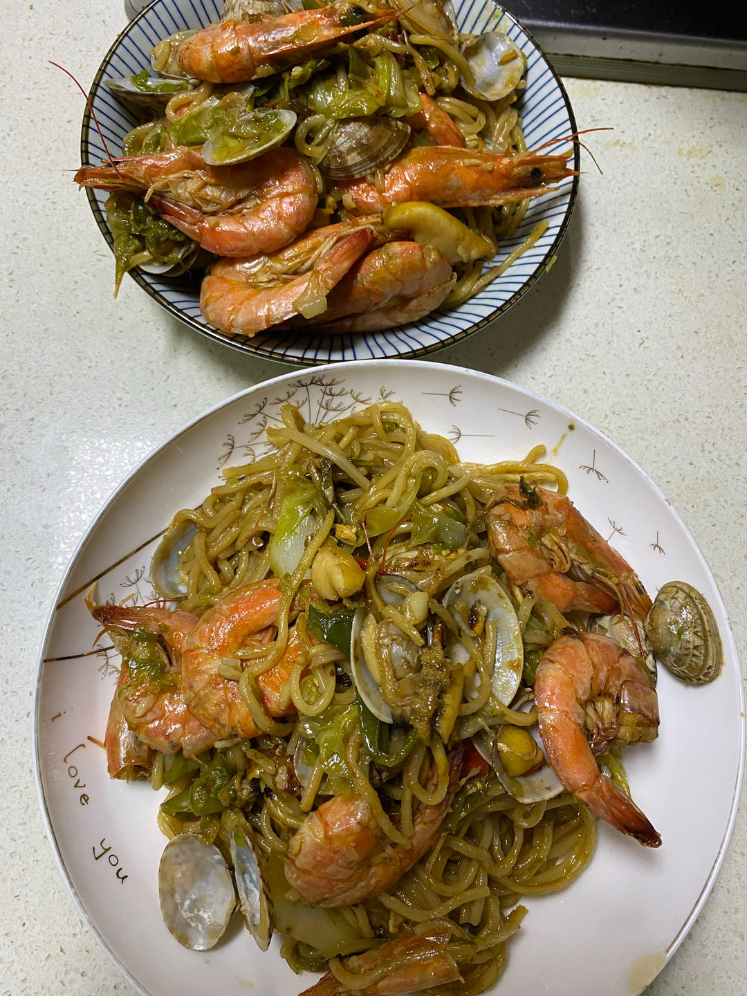 海鲜焖面