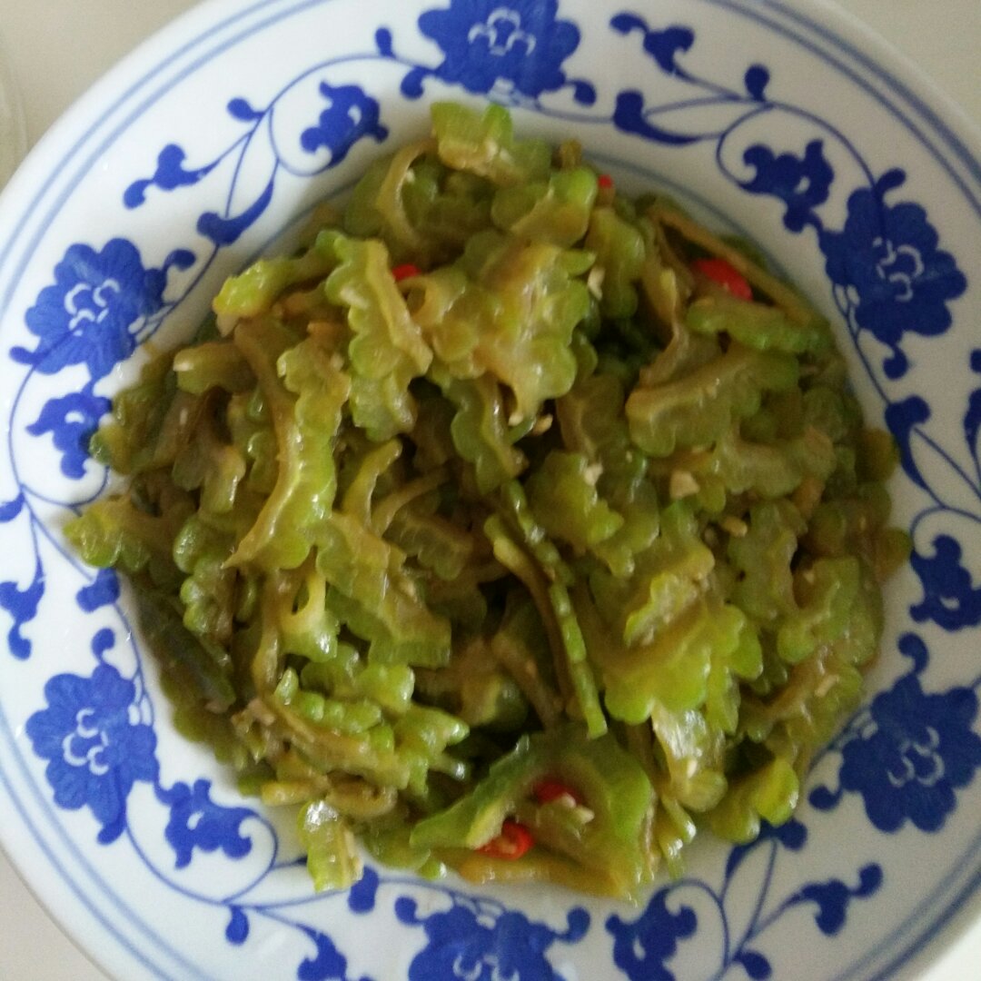 清炒苦瓜