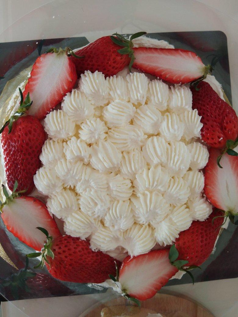 草莓蛋糕（自制草莓酱）