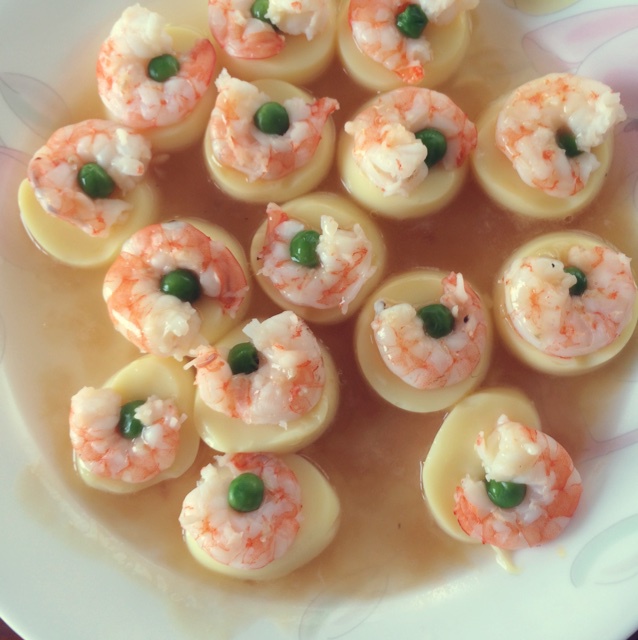 日本豆腐蒸虾仁