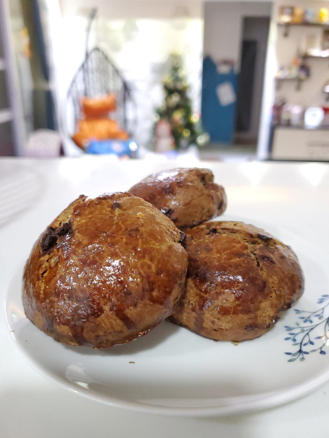 超级好吃的巧克力奶酪司康（Scone）～酵母版