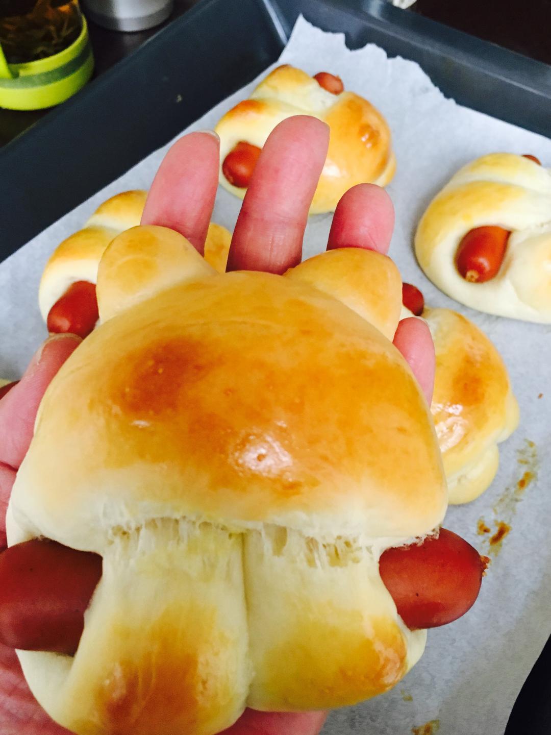 纯奶手撕吐司的做法 步骤1