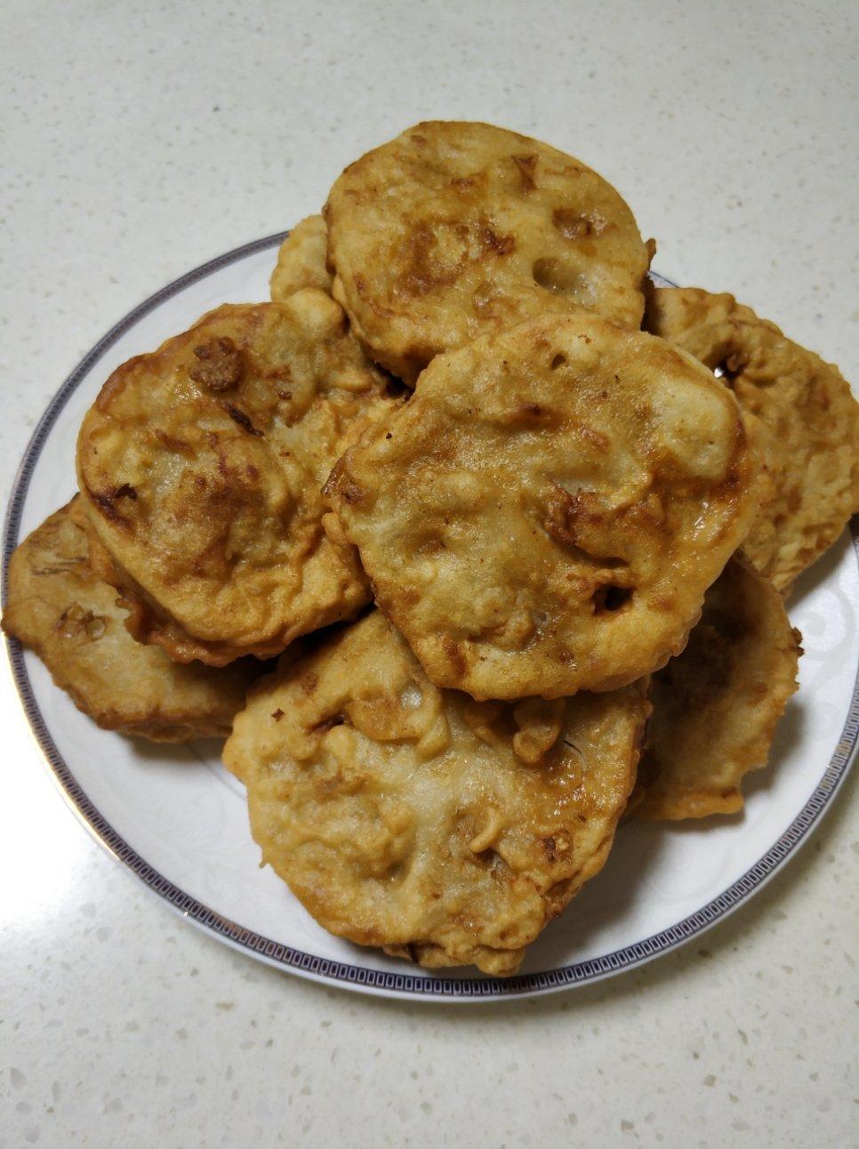 疯小象笨小兔做的酥炸藕合