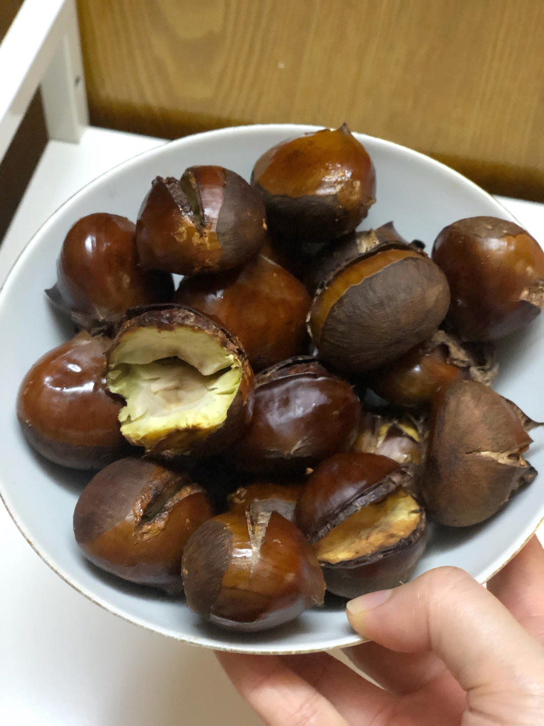 「空气炸锅」烤板栗无油无糖超简单