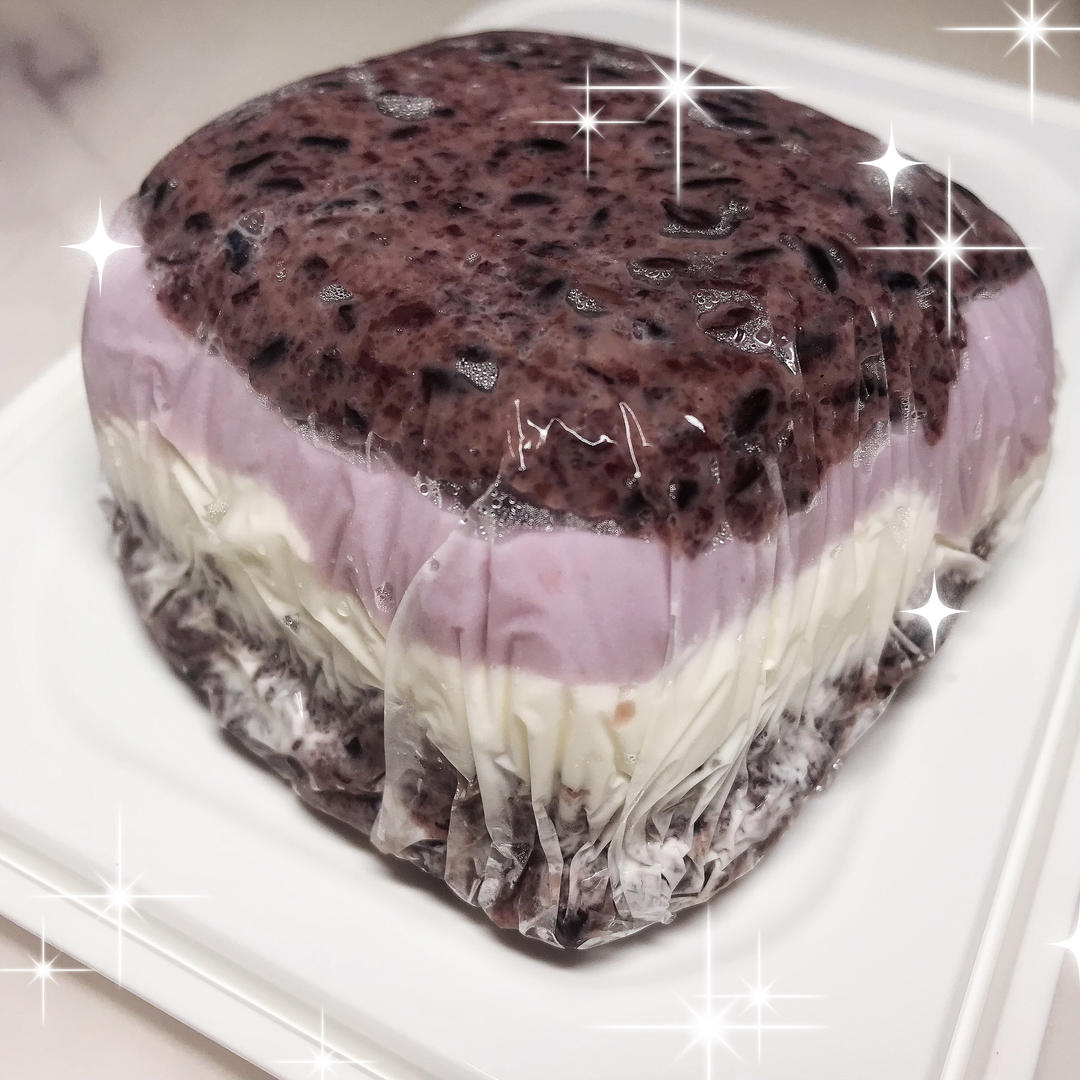 紫米芋泥奶酪砖(热奶宝)