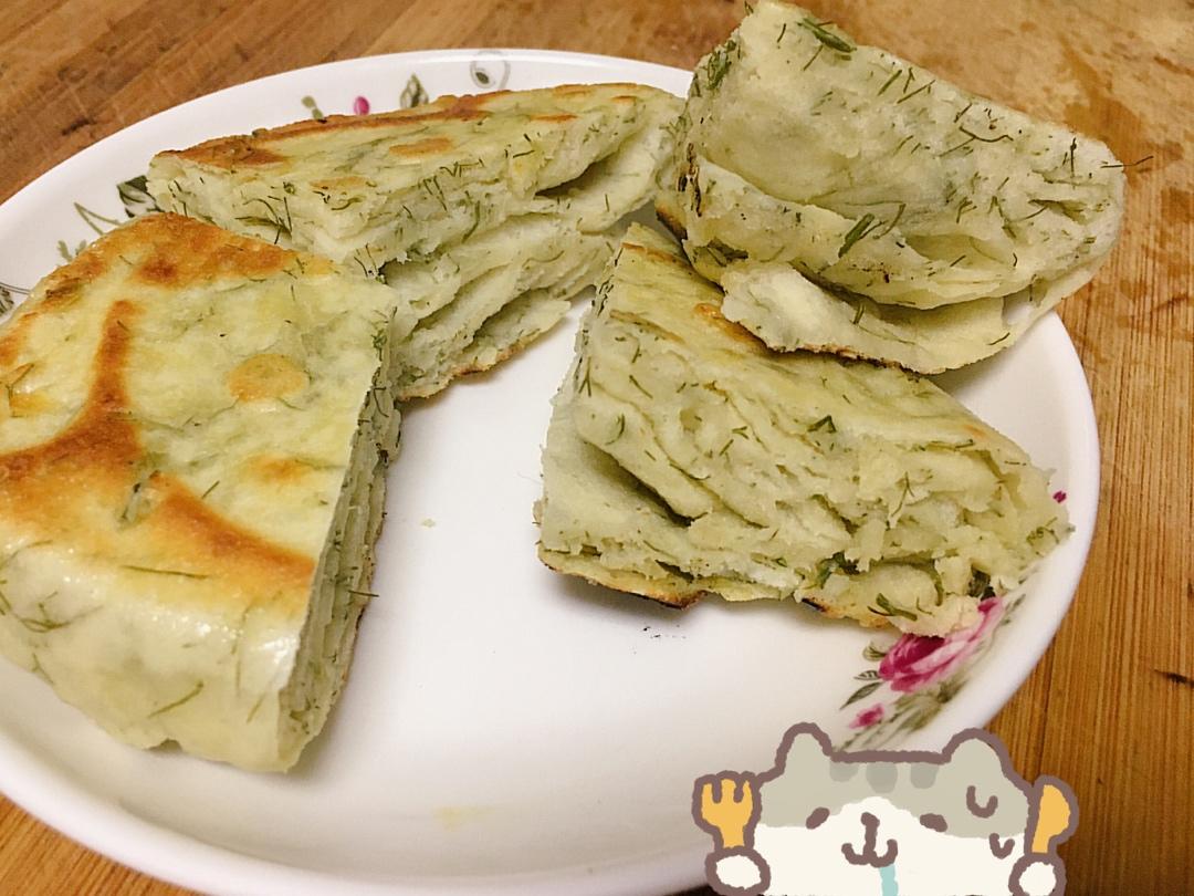 【千层发面饼的做法】
