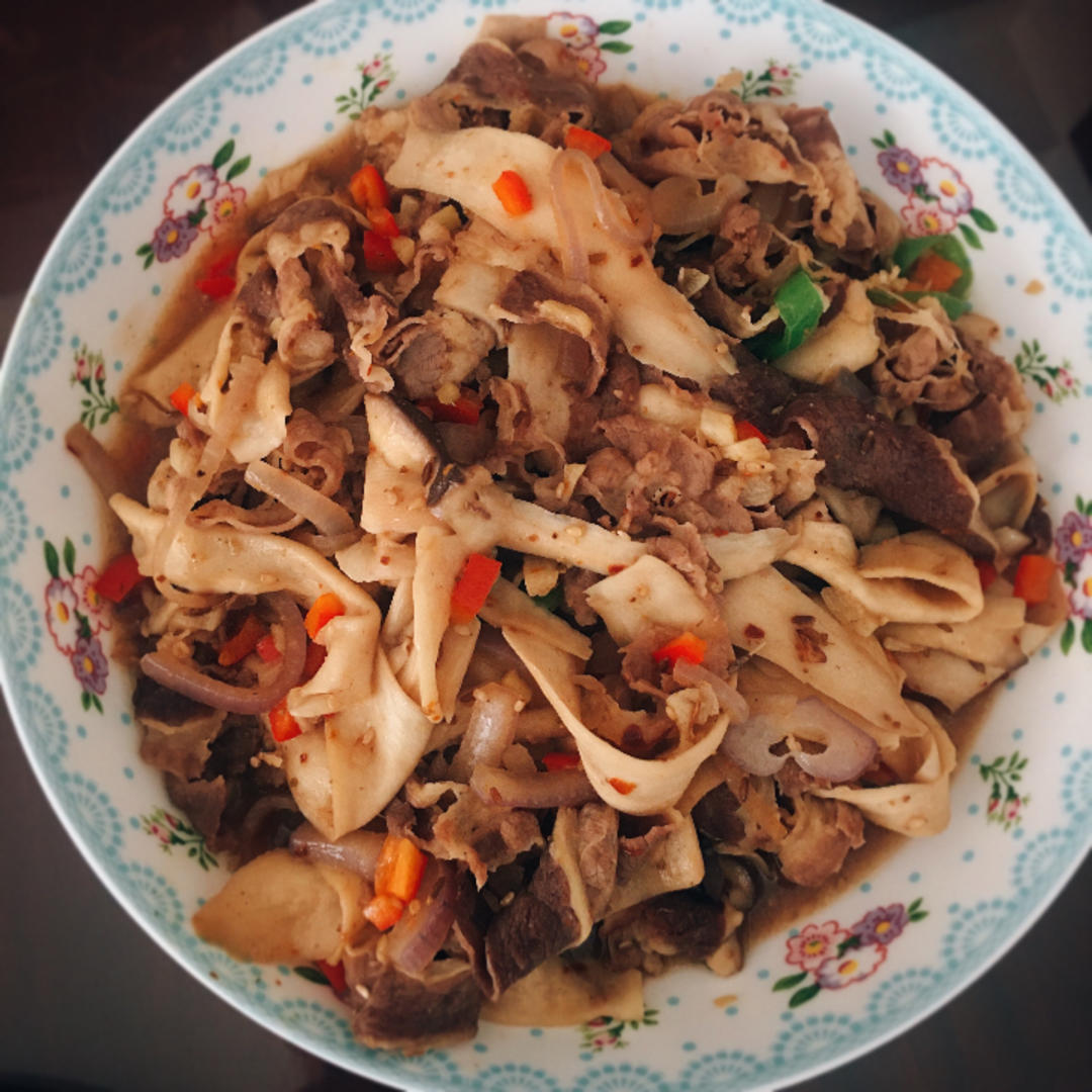 孜然肥牛杏鲍菇