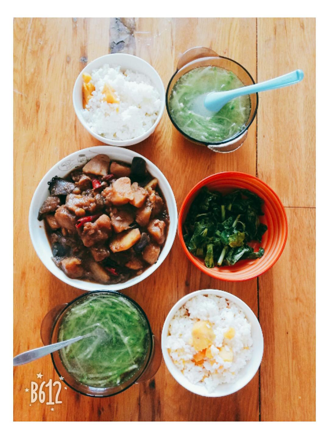土豆炖茄子