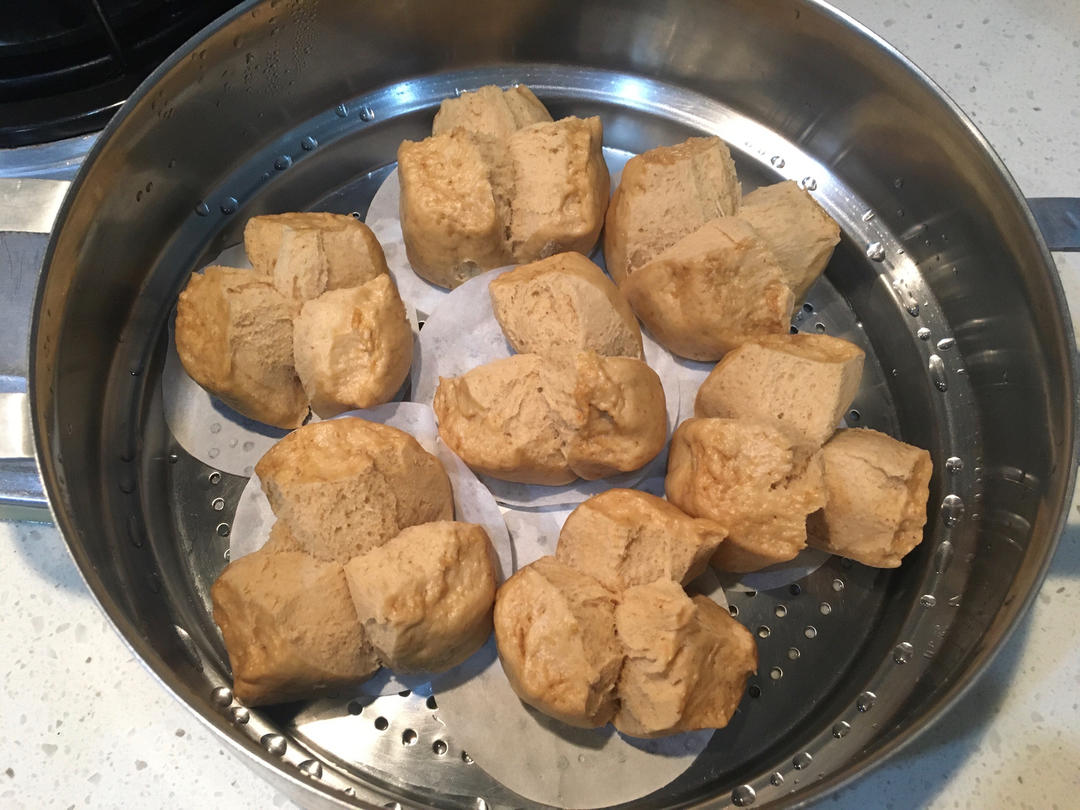 妥妥的红糖开花馒头（酵母版）