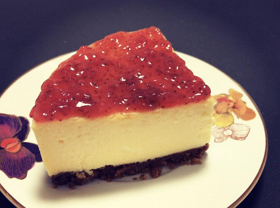 《Tinrry下午茶》教你做烤蓝莓重芝士蛋糕（6寸配方）