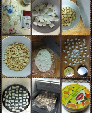 微波花生牛轧糖