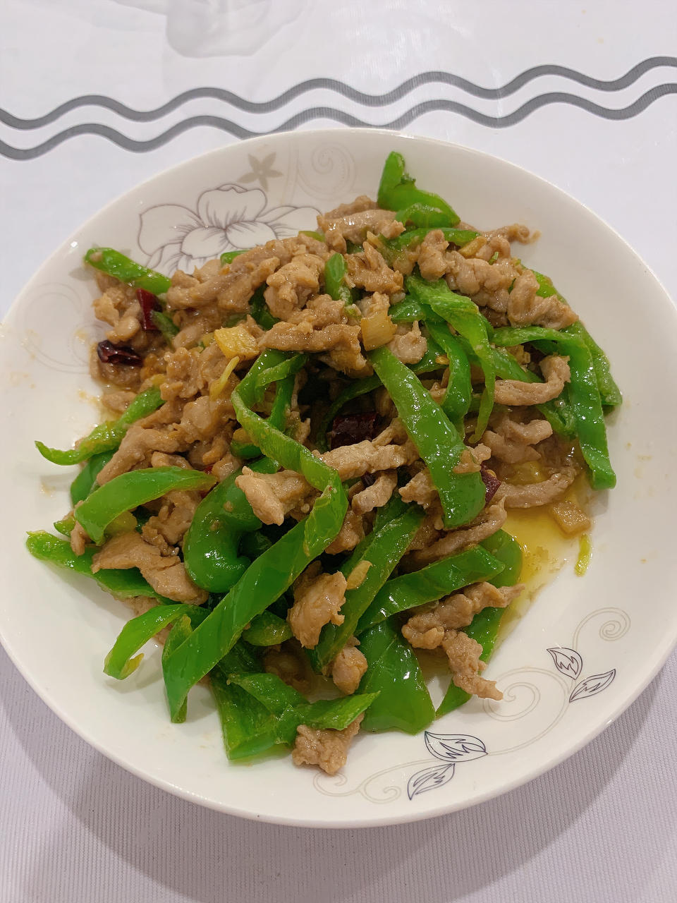 青椒炒肉丝