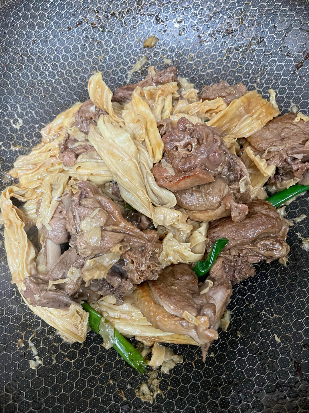 腐竹焖鸭肉