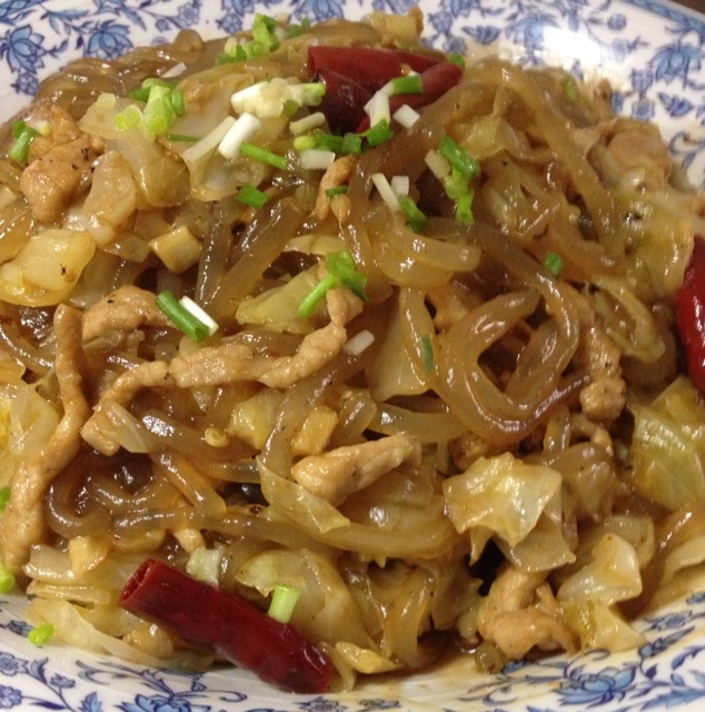 泡菜苕粉肉丝