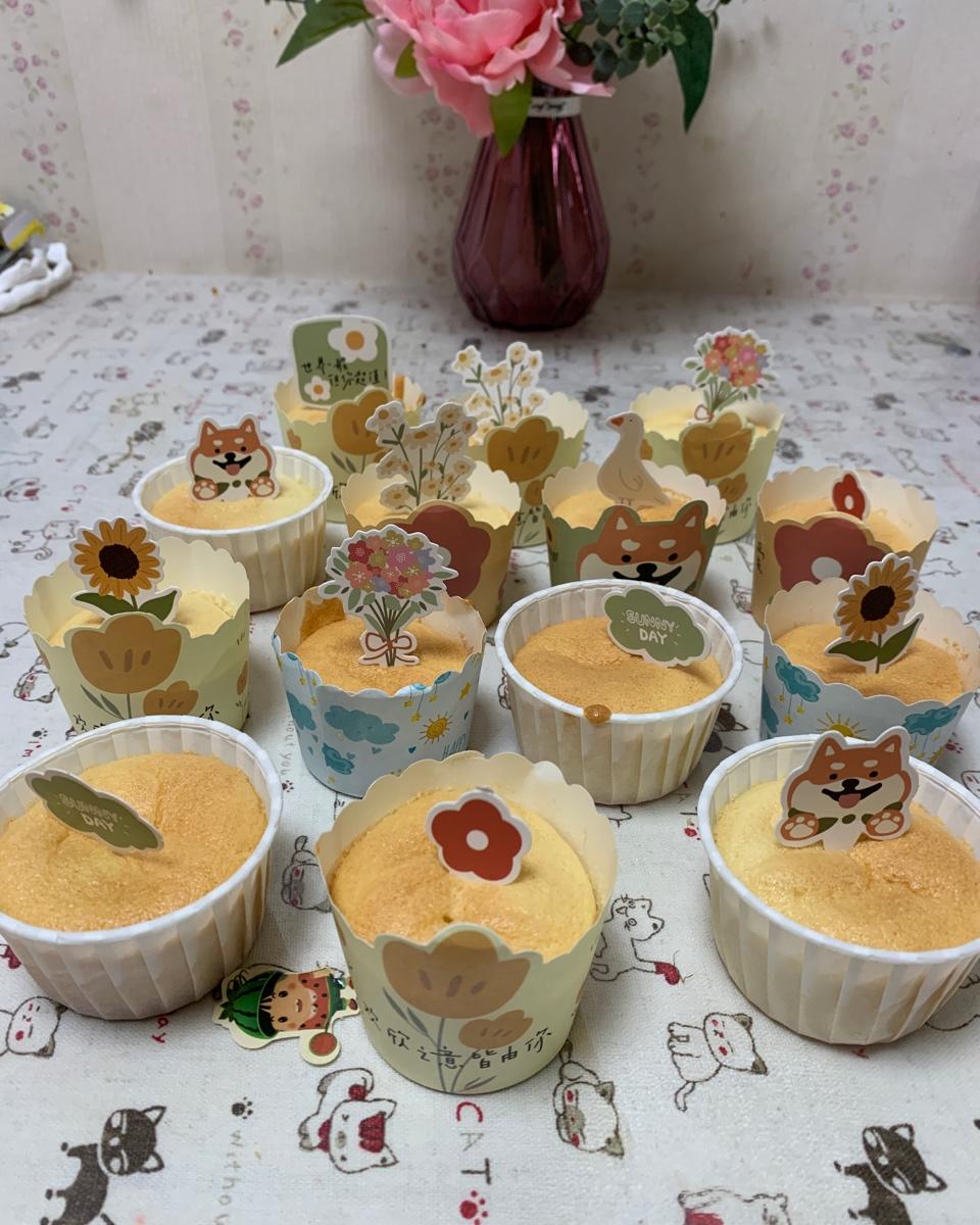 🌈六一儿童节纸杯蛋糕🥳戚风纸杯蛋糕做法