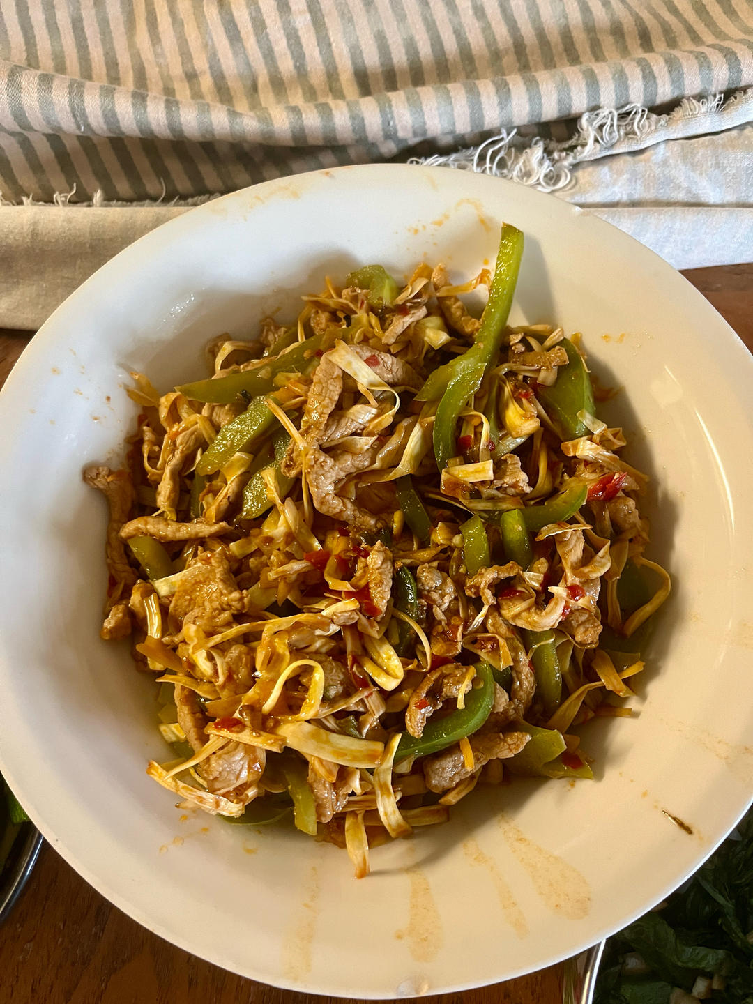 🌸菠萝蜜丝炒肉