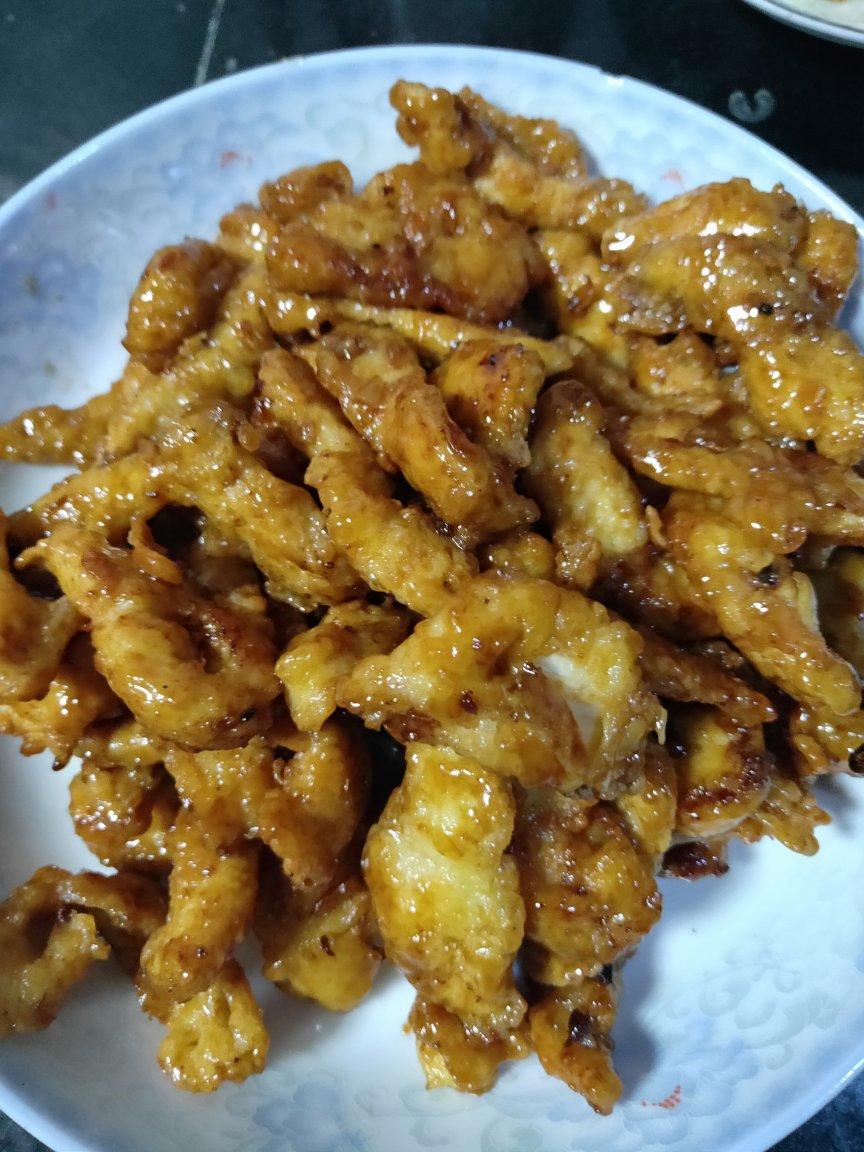 糖醋里脊姊妹篇糖醋鸡胸肉