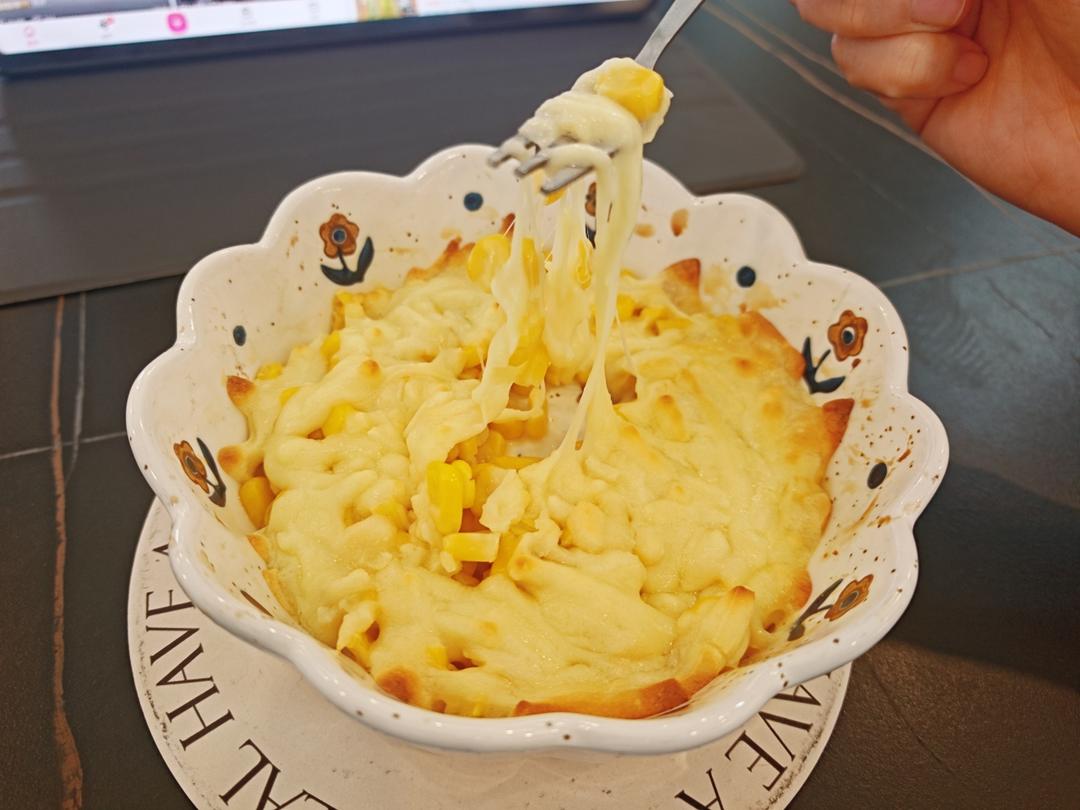 超拉丝‼️零失败‼️奶香芝士焗玉米粒