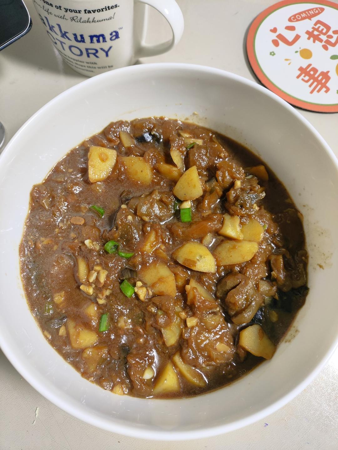 【超下饭】土豆炖茄子