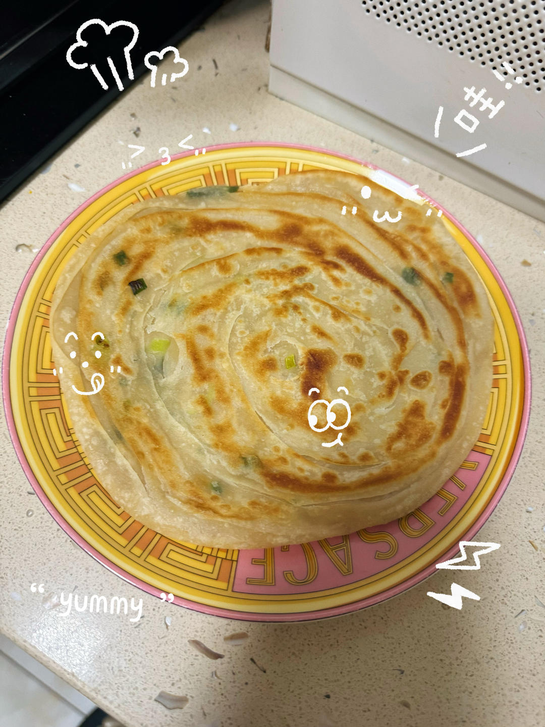 家常葱油饼 柔软多层 凉了也不硬 附细节视频详解