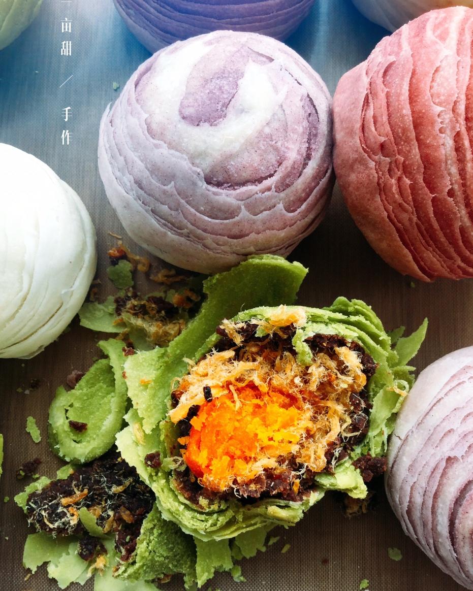 蛋黄酥，手工蛋黄酥