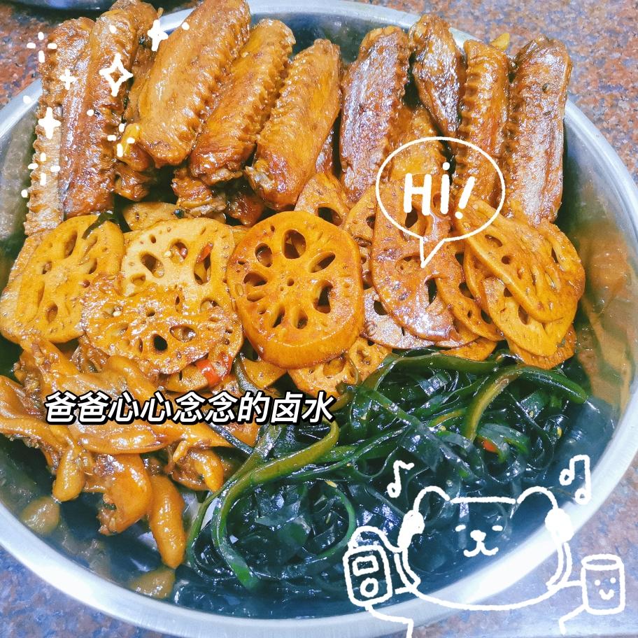 一锅熟超简单卤水鸭翅鸭掌素菜