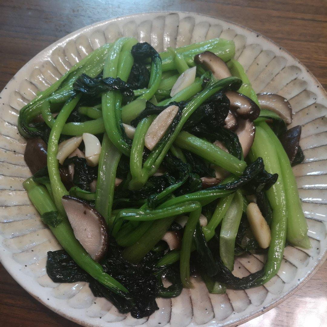 蚝油香菇油菜