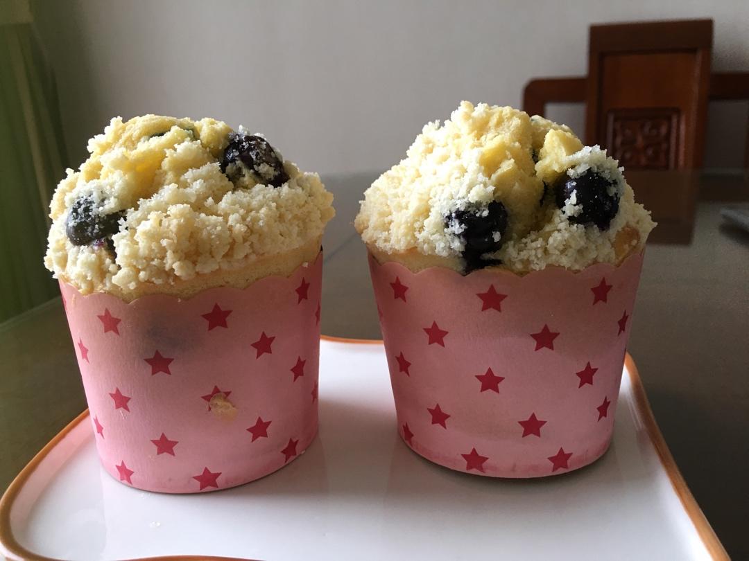 会爆浆的蓝莓玛芬蛋糕