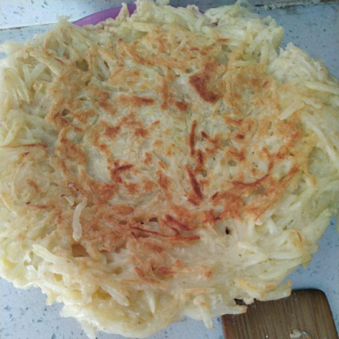 土豆丝鸡蛋饼