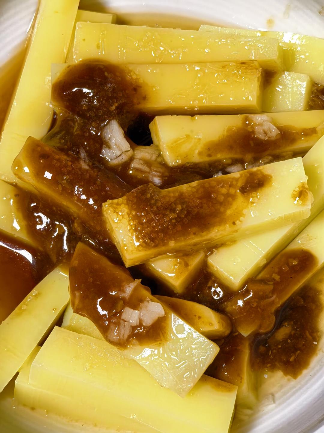 豆母子酱拌黄凉粉