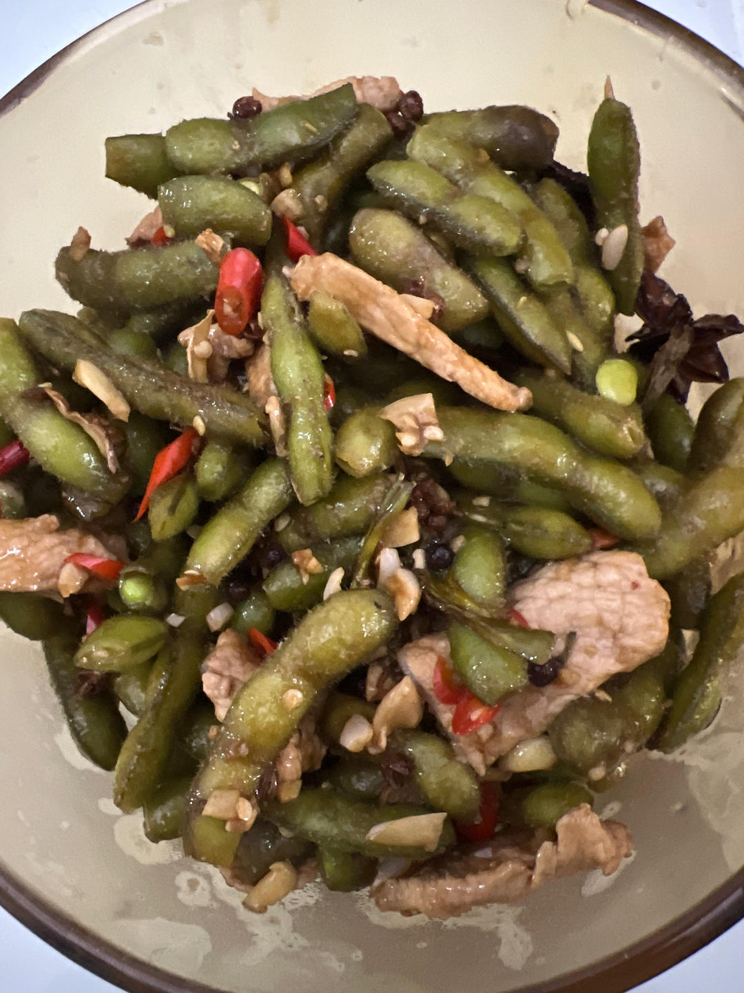 武汉夜市标配嗦毛豆